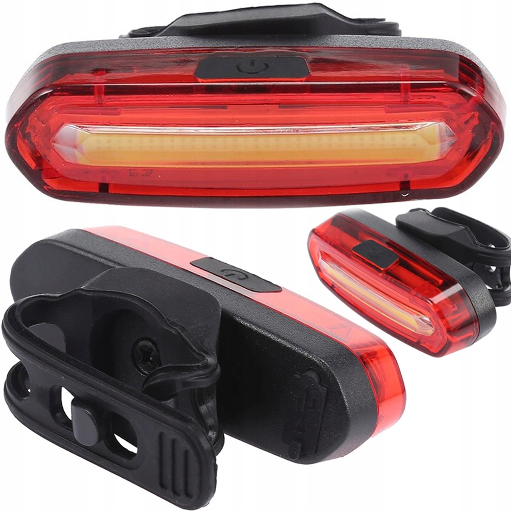 LAMPKA LED USB ROWEROWA WODOODPORNA 120LM + KABEL USB MOCNA DO ROWERU