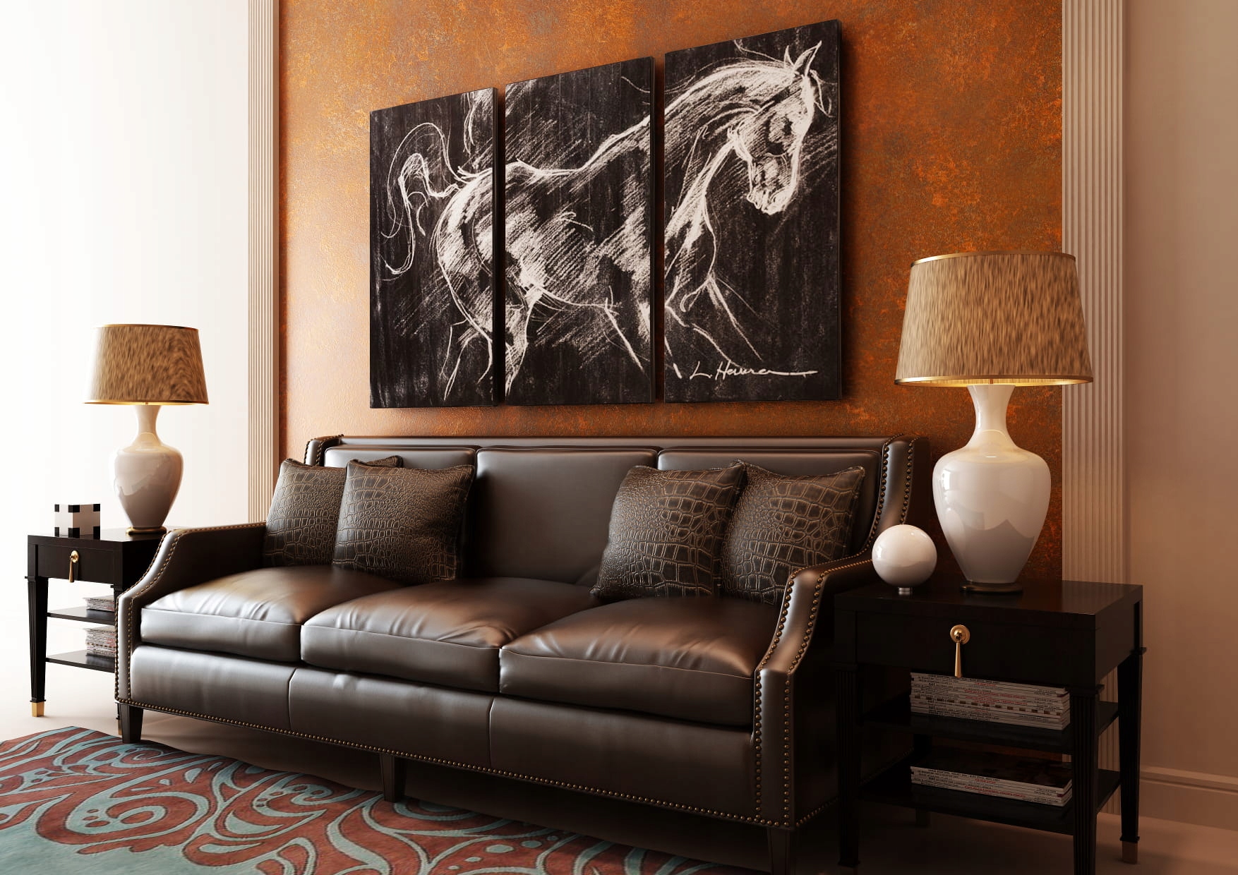 Dekoracyjna farba o efekcie RDZY A+B (2x 0,5l.) Kod producenta ABYHDM