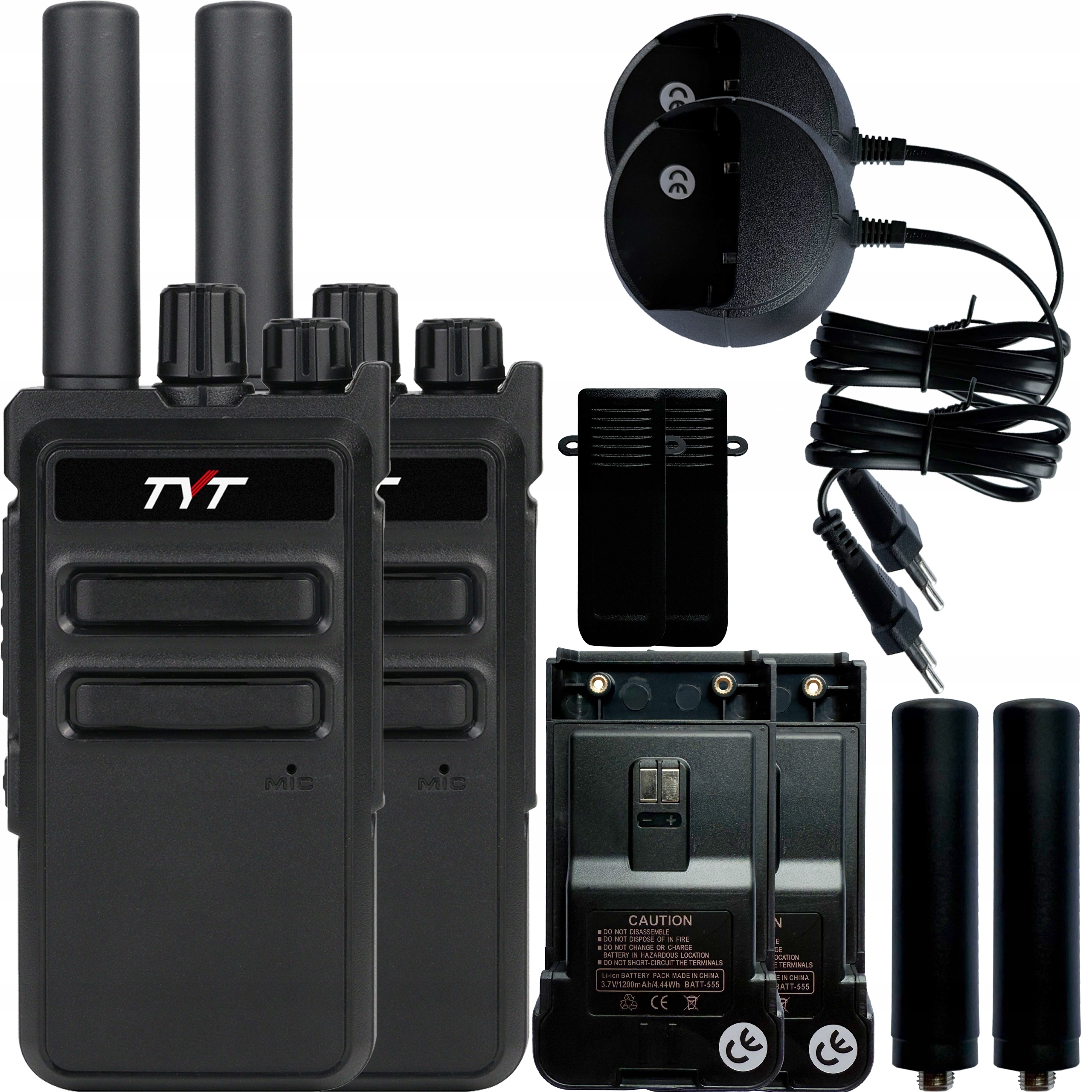 Tyt TC-555 Krótkofalówka Walkie Talkie Profesjonalne Radio Pmr Usb-c