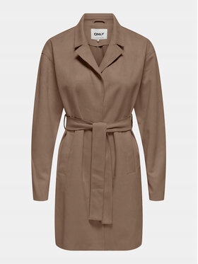 Only Płaszcz przejściowy Damskie brązowy 15315660