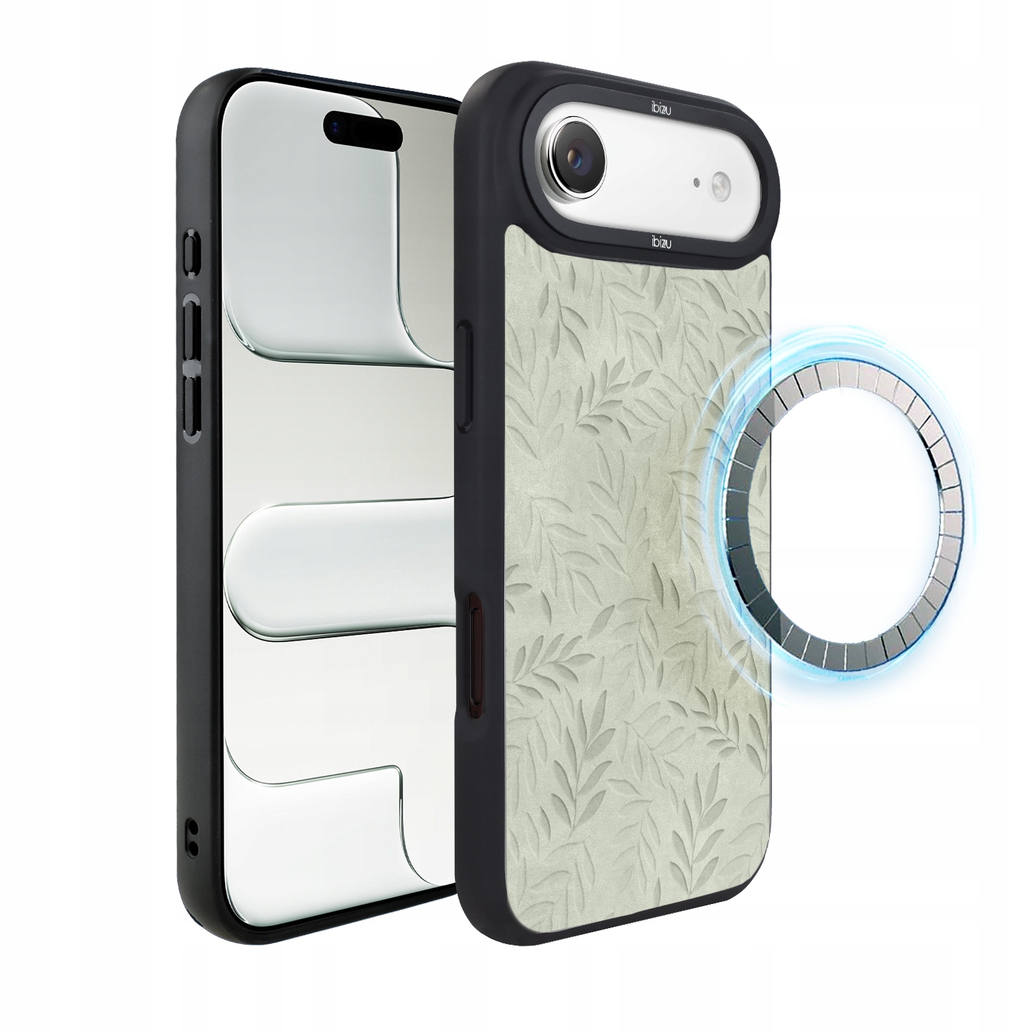 Pouzdro pro iPhone Air Ibizu DropGuard Matt s MagSafe, olivová stopa