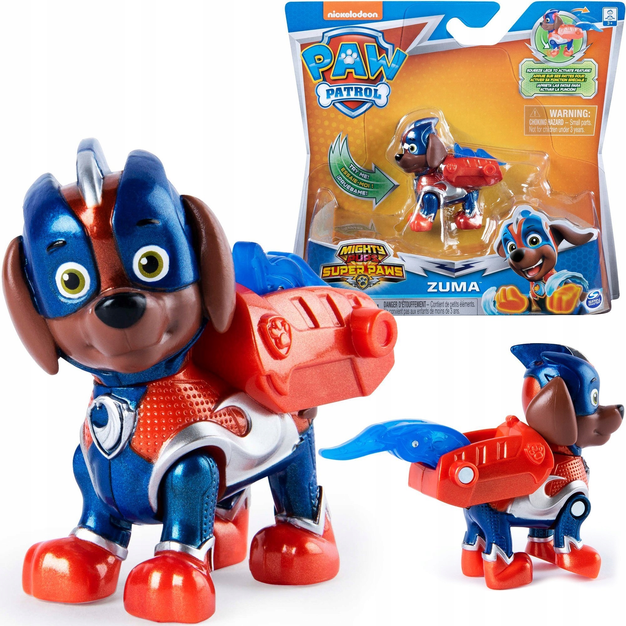 

Psi Patrol Figurka Akcji Zuma Mighty Pups Skrzydła