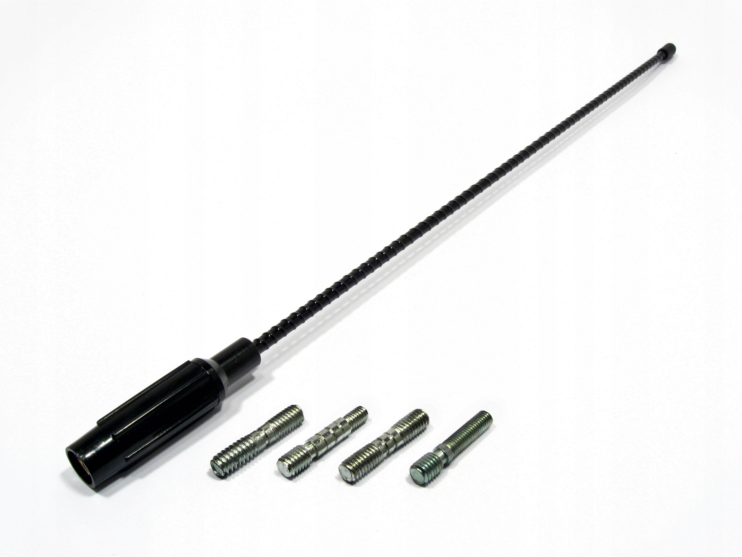 

Antena samochodowa maszt 41cm 4 adaptery