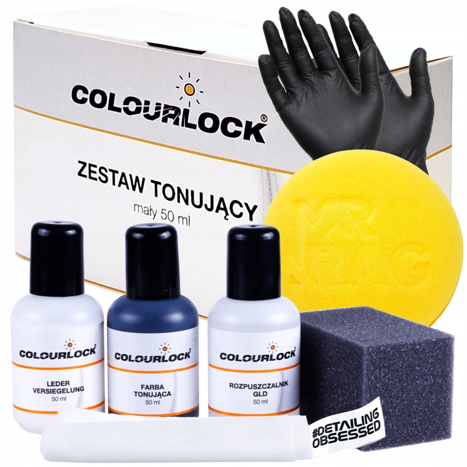 Farba do skóry czarna do renowacji kierownicy i boczków drzwi