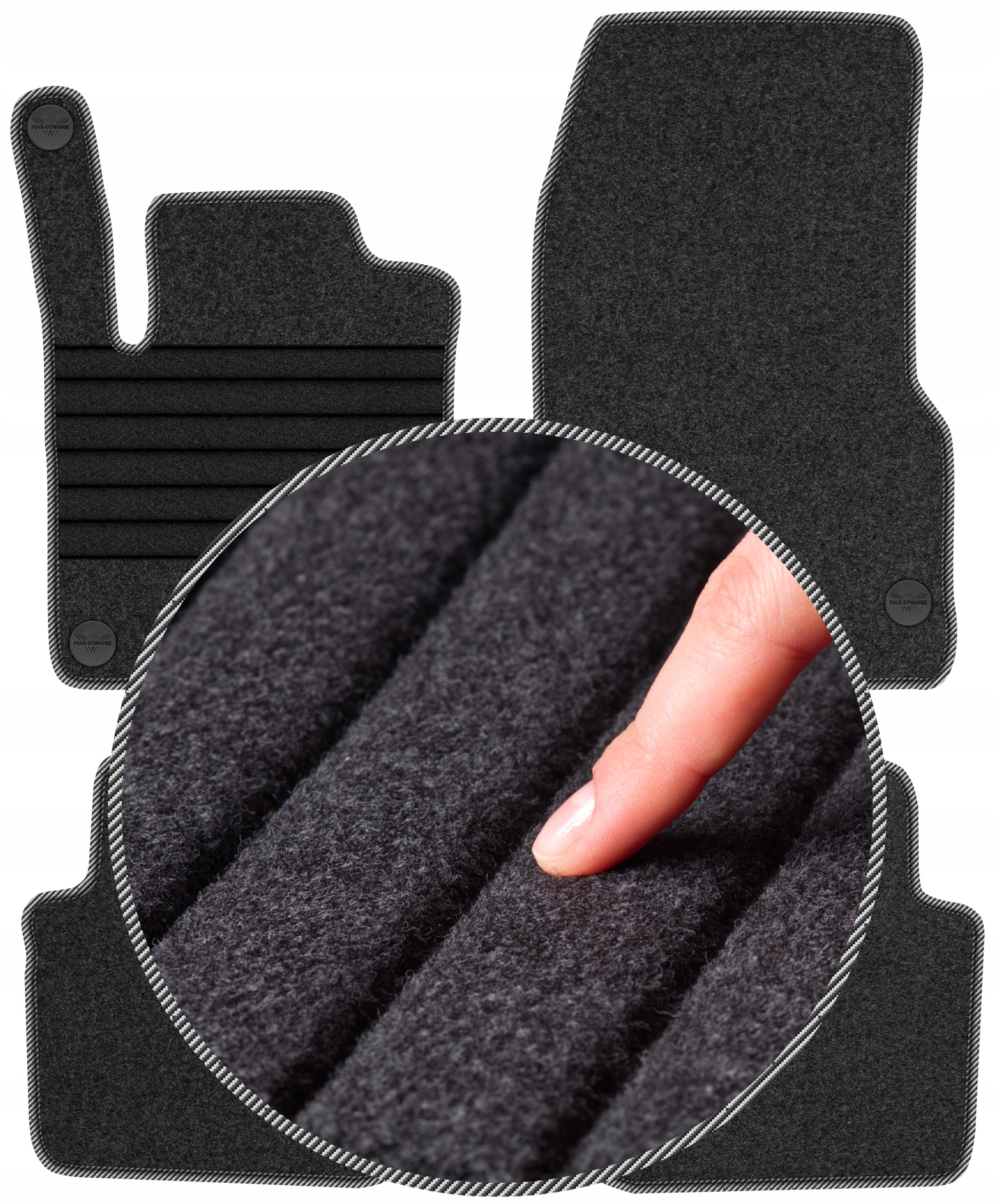 Smart Forfour I 2004-2006 Kobercové stěrače do auta