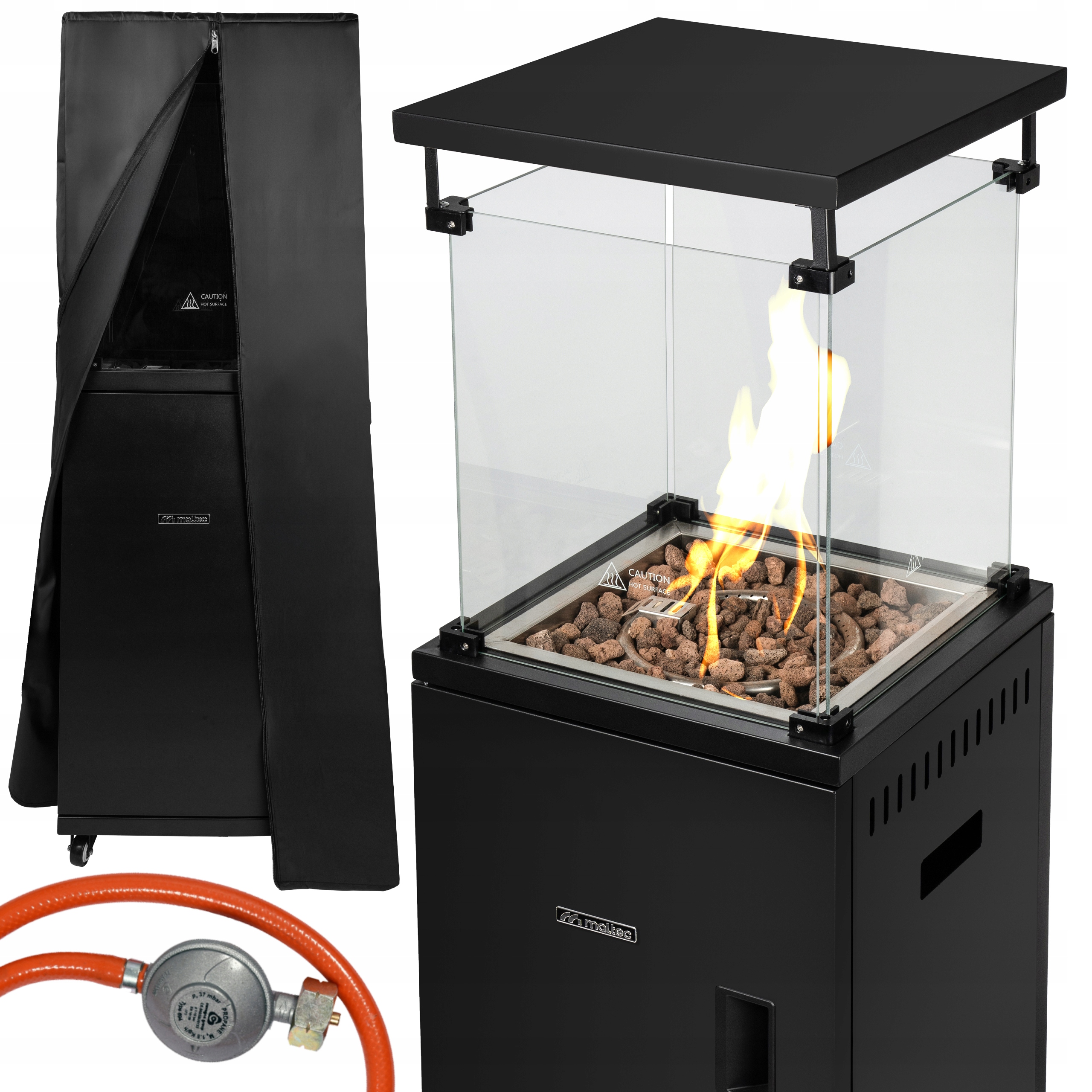 Zahradní Plynový Vyhřívací Slunečník S Pouzdrem 11 kW