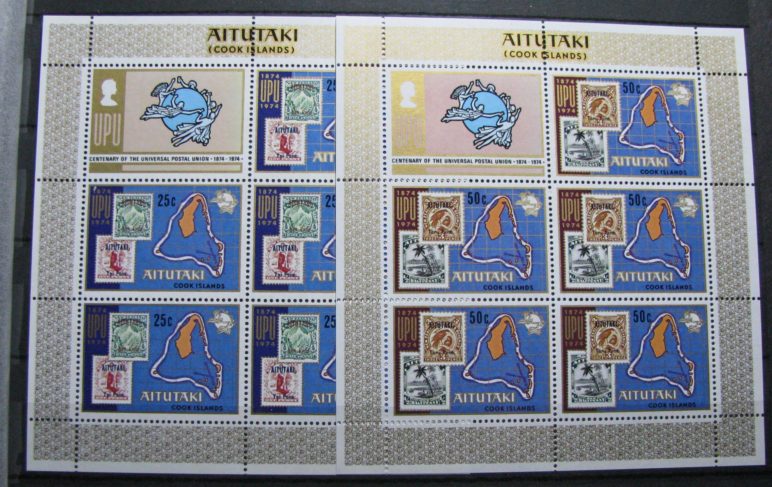 AITUTAKI - Mi arkusze 118-119 **