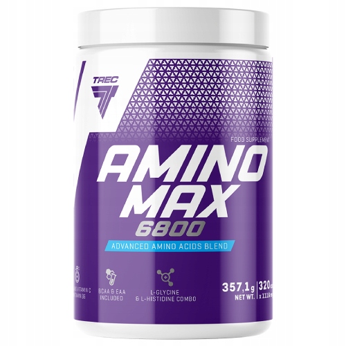 Trec Amino Max 6800 320 kapslí. Aminokyseliny Hydrolyzát doplněk stravy