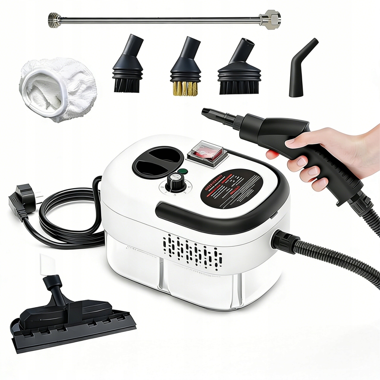 Parní Čistič Vysokotlaký 2500W 3 Bar 6STUPŇOVÁ Regulace