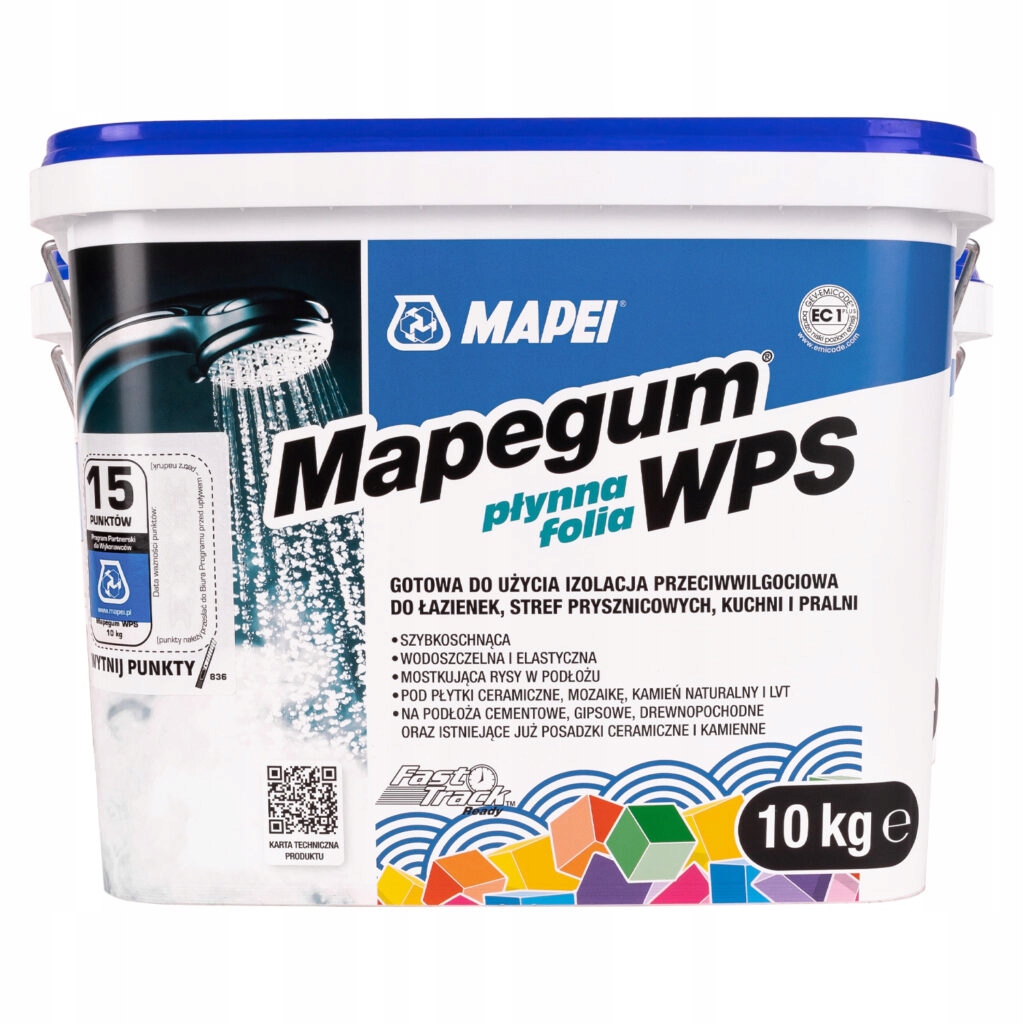 Hydroizolacja Płynna folia Mapei Mapegum Wps 10kg