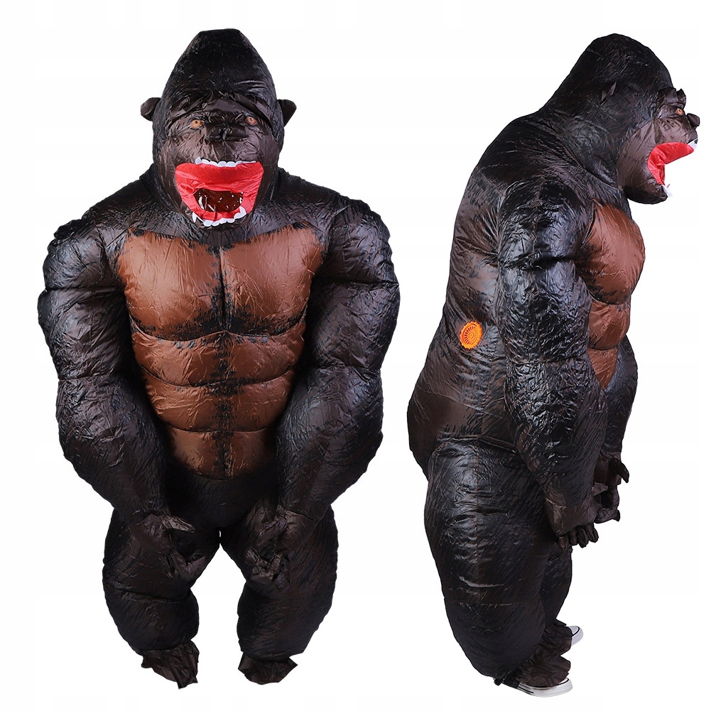 Nafukovací Kostým Gorila Na Halloween Pro Dospělé I Děti