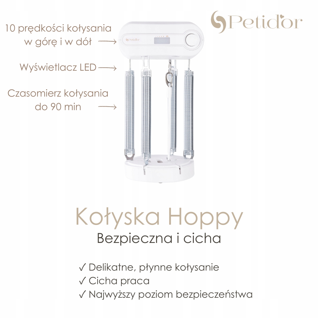 Kołyska + Hamak dla dzieci i niemowląt Petidor Podstawowy Marka inna