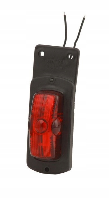 LAMPA OBRYSOWA OBRYSÓWKA CZERWONA WISZĄCA NA UCHWYCIE GUMOWYM TYŁ +ZARÓWKA Numer katalogowy części L1033