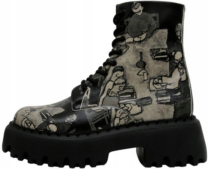 Dogo kotníkové boty veganské dámské boty zajímavé vzory 38