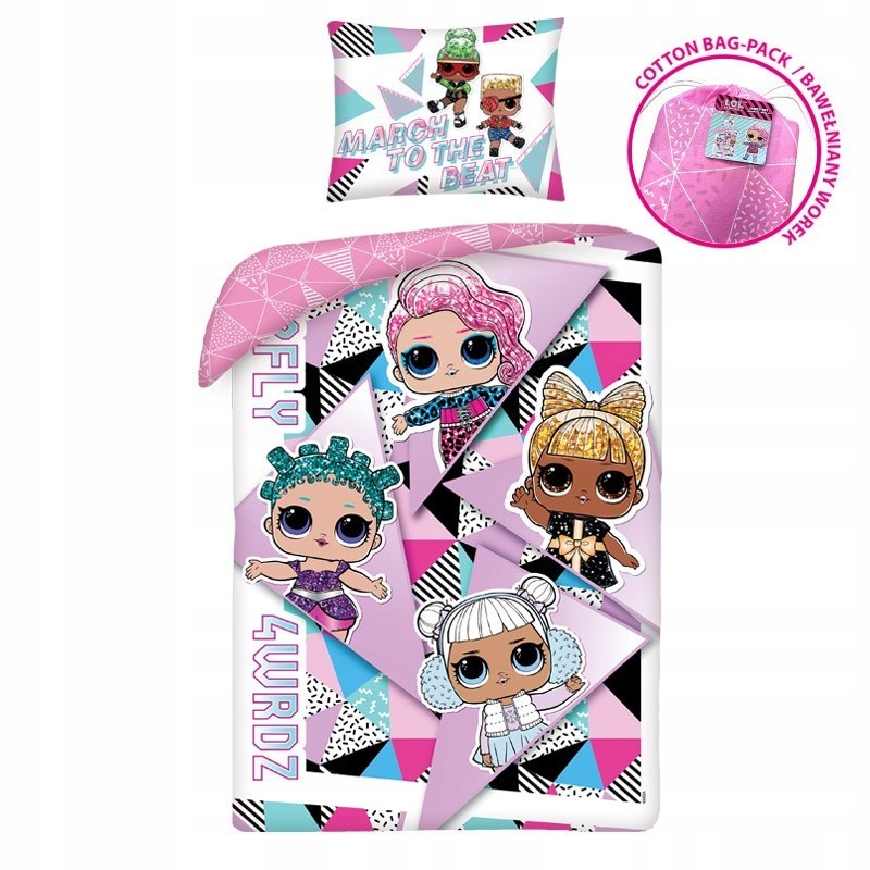 

Pościel Bawełniana 140 X 200 CM L.o.l. Surprise