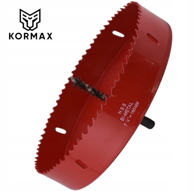 Otwornica 185mm Otwornica bimetalowa do metalu drewna M42 Hss Pvc Gk Stali