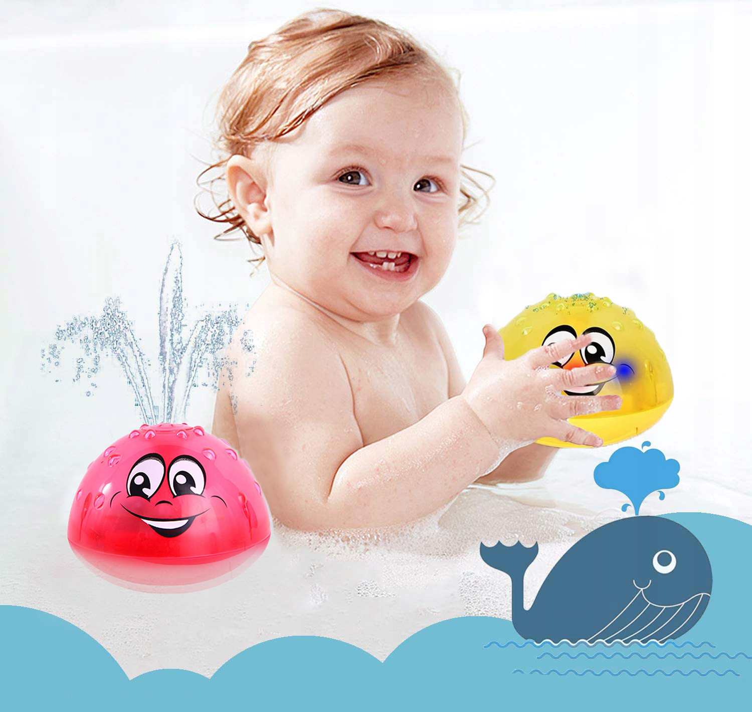 ZABAWKA DO KĄPIELI WANNY FONTANNA LED Marka Tobbi-Toys