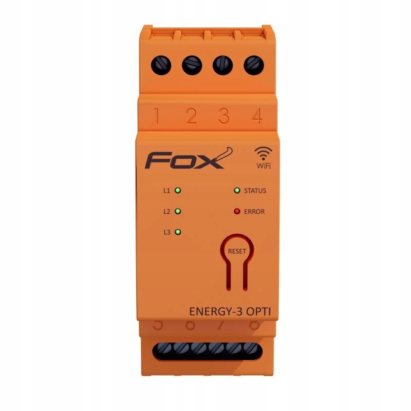 Fox 3-fázový monitor spotreby energie Energy-3-OPTI-40
