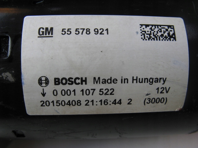 Anlasser Starter OPEL ADAM 1.2