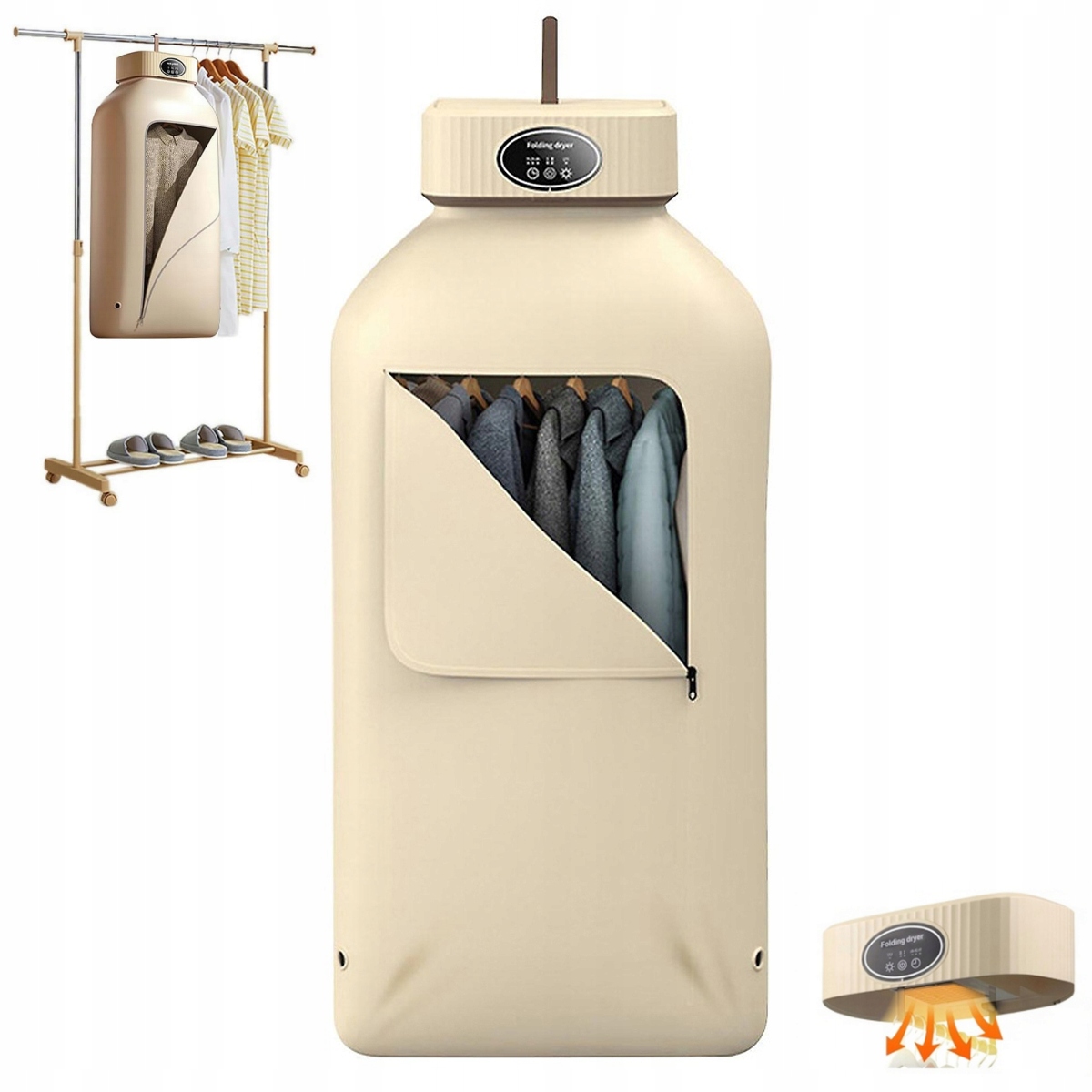 Levně Elektrická Sušák Na Prádlo Inteligentní Skládací Sterilizace 600 W