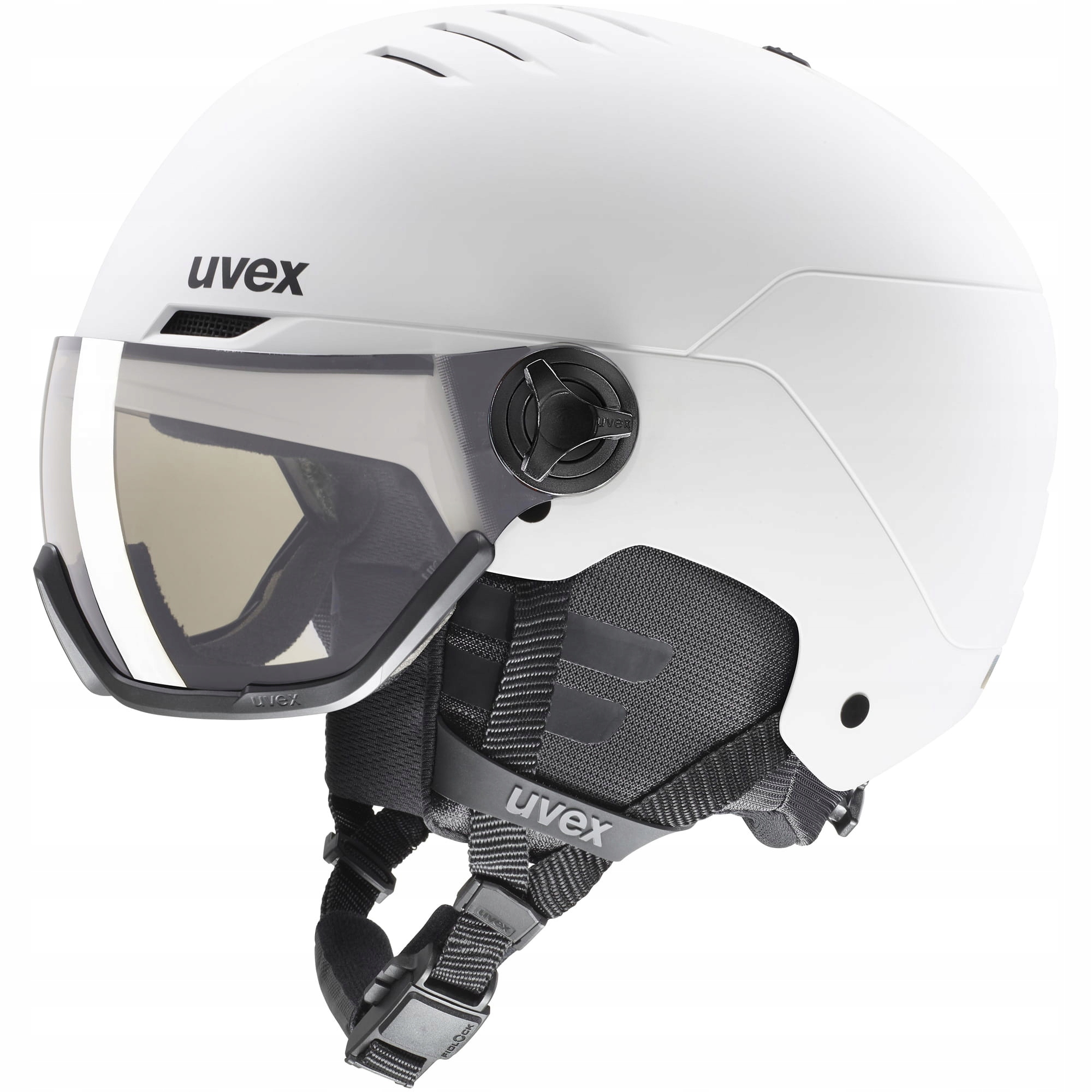 Uvex Lyžařská přilba Wanted Visor Vario white matt 05