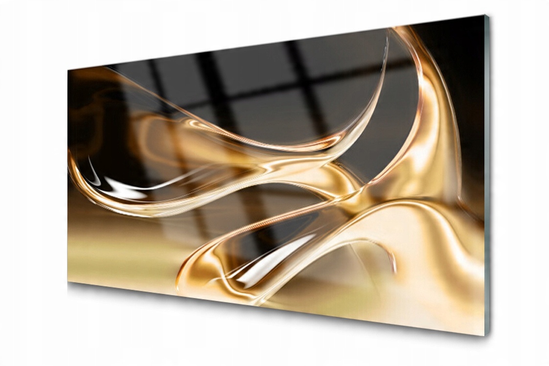

Panel szklany Płytka Złoto Abstrakcja 140x70
