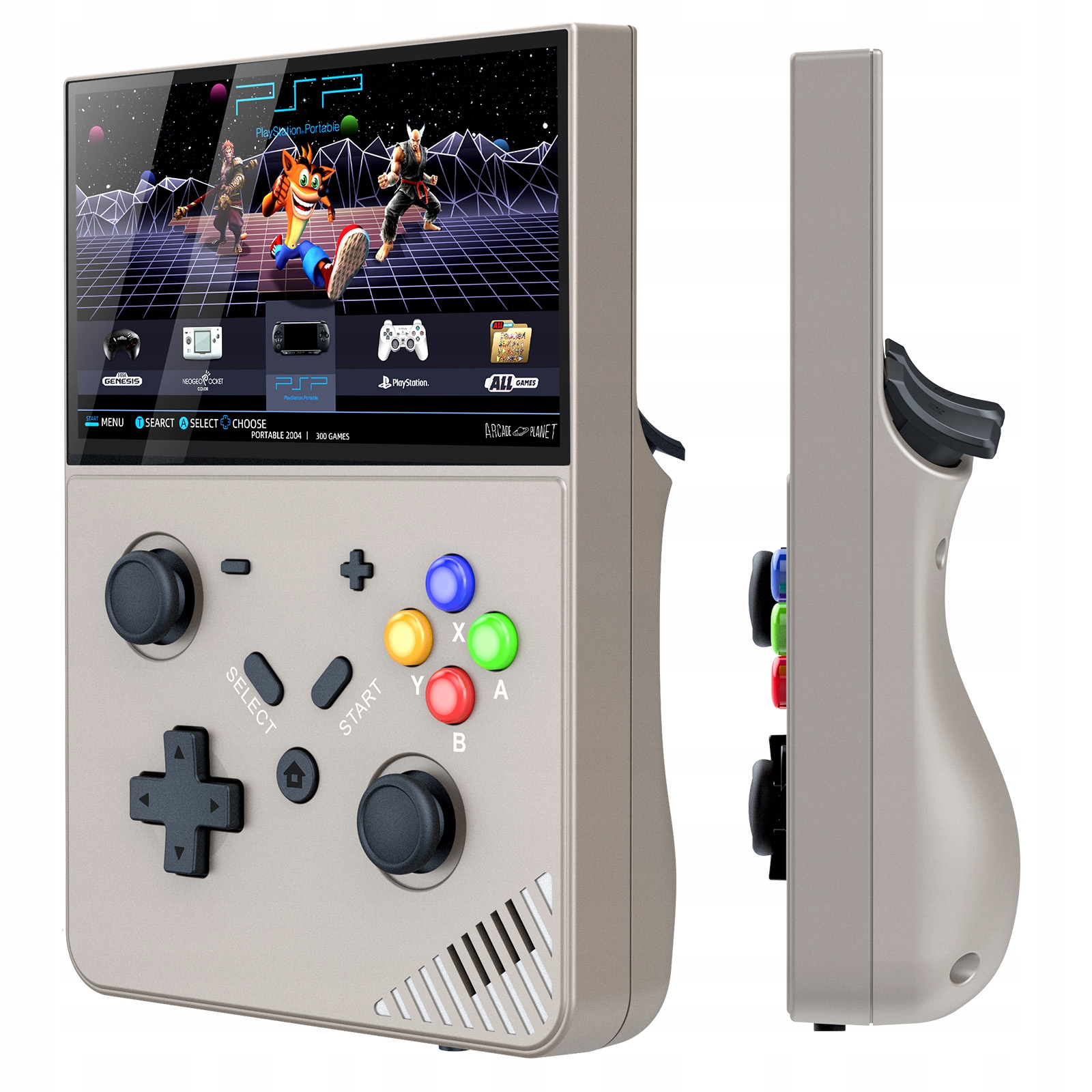 HDeye 4.3" Hd Retro Gaming Handheld – graj w gry Psp, Psx, N64 i 30,000+