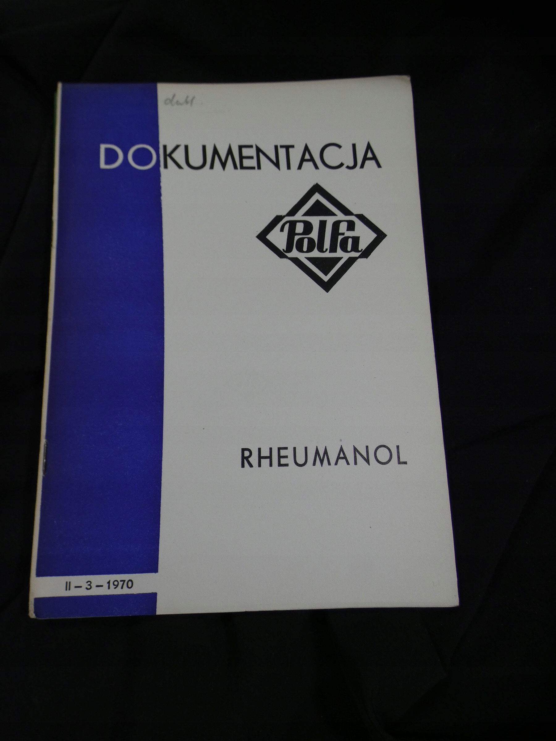 TARCHOMIŃSKIE ZAKŁADY FARMACEUTYCZNE DOKUMENTACJA POLFA RHEUMANOL