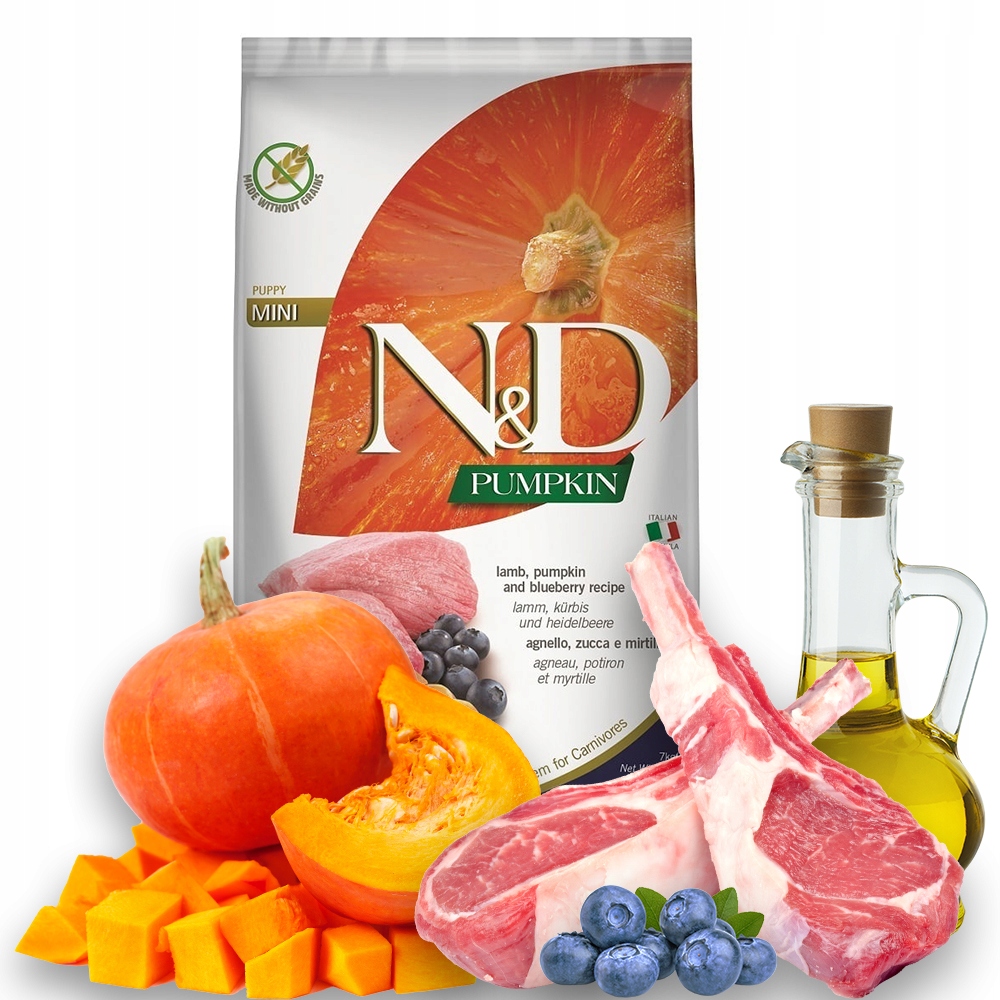 Nd Pumpkin Lamb Bluberry Mini Puppy 2,5kg dynia dla szczeniąt ras małych