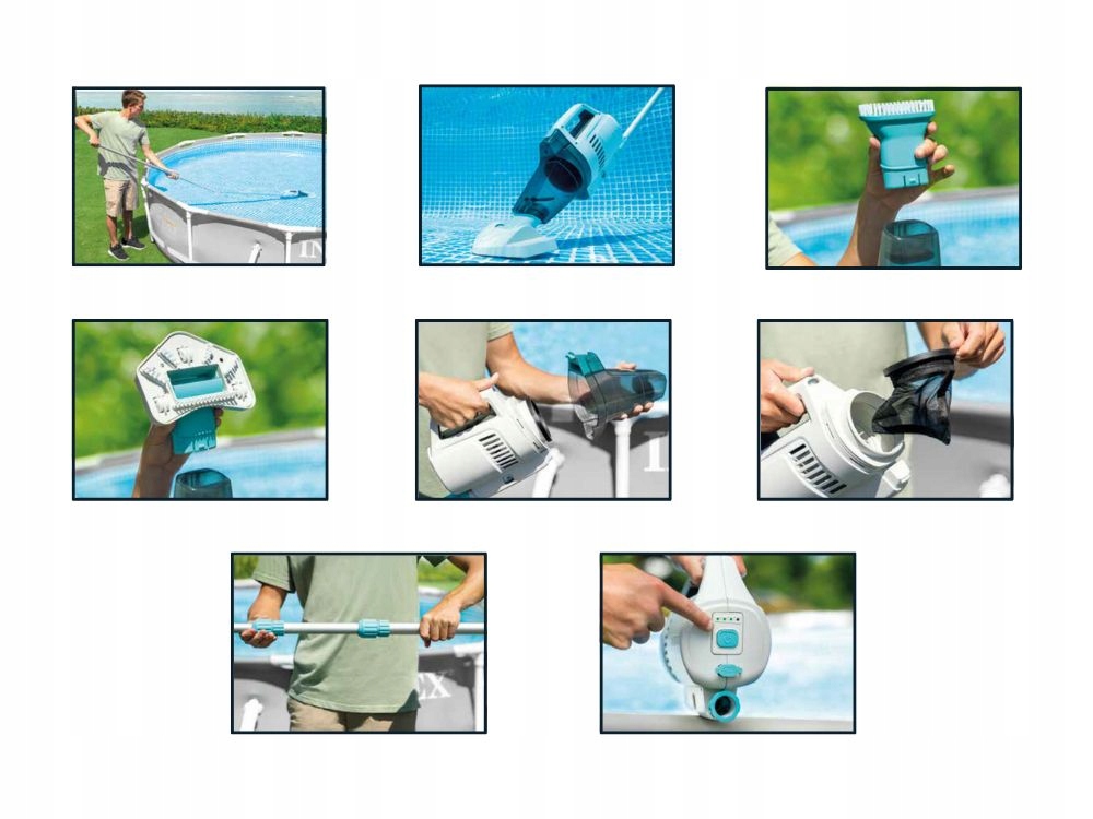 Bezprzewodowy Odkurzacz Basenowy Intex 28628 + USB MODEL 2024 Producent Intex