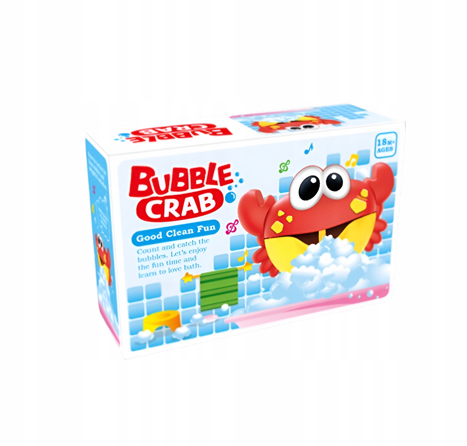 KRAB MASZYNKA DO ROBIENIA BĄBELEK PIANY W WANNIE PRYSZNIC DLA DZIECI MUZYKA Płeć chłopcy dziewczynki