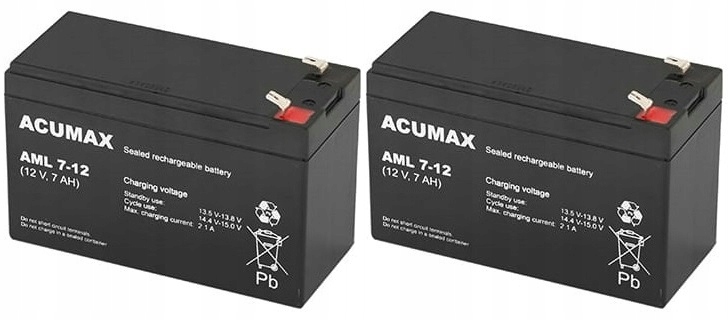 RBC142 RBC 142 #142 ZESTAW AKUMULATORÓW PAKIET BATERII UPS APC 2x AML 7-12