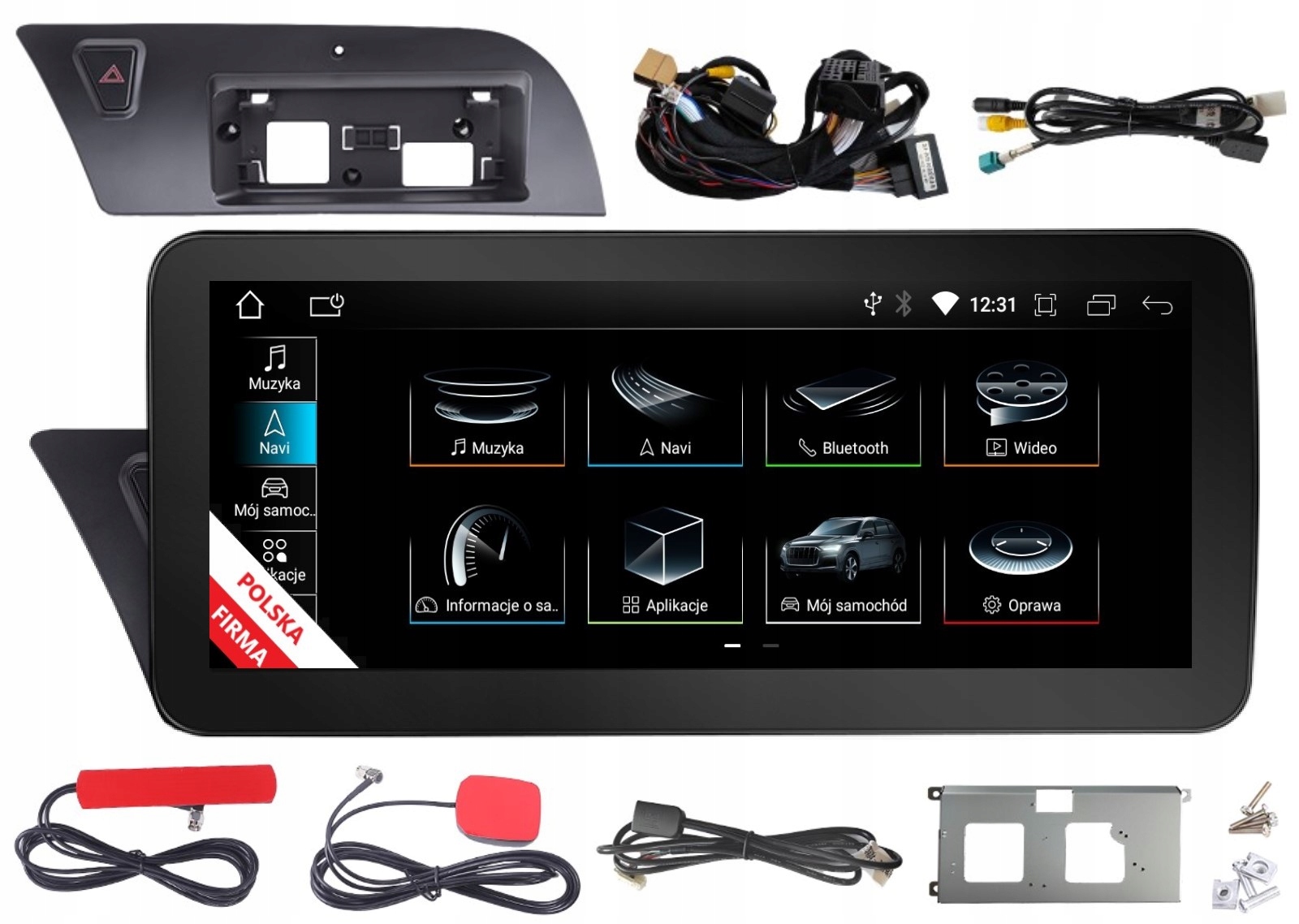 Monitor Rádio Android Audi A4 B8 A5 8T Multimediální MMI 3G 2 Gb Carplay Lte