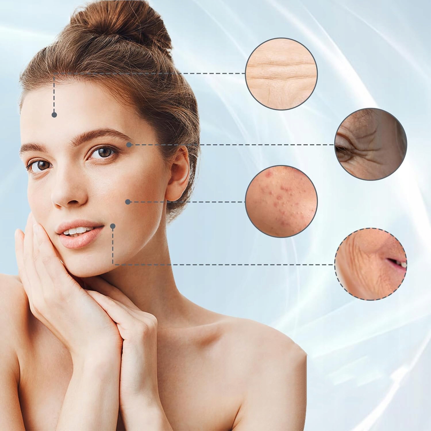 PROFESJONALNY STEMPEL DO PIELĘGNACJI SKÓRY DLA KOBIET 120 IGIEŁ MIKROIGŁY Zasilanie brak