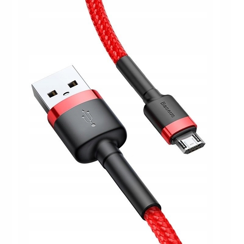 Kabel Micro USB Baseus Cafule 1.5A 2m (czerwony) Długość przewodu 2 m