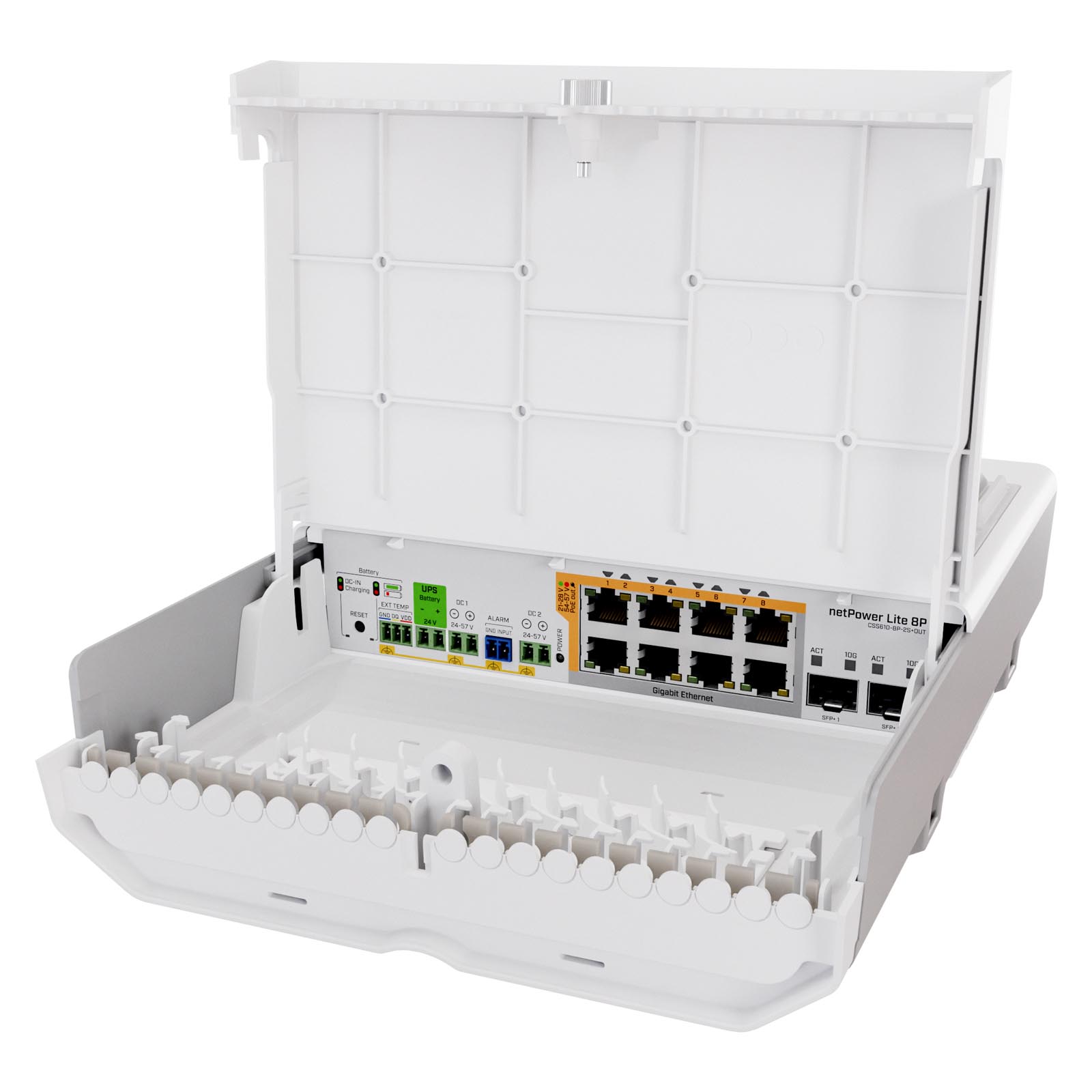MikroTik CSS610-8P-2S+OUT Cloud Smart Switch netPower Lite 8P Sfp+ PoE