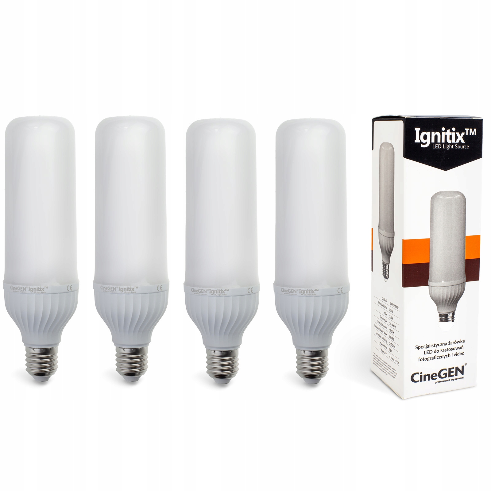 Zestaw 4x Żarówka LED 85W 5500K 4 szt.
