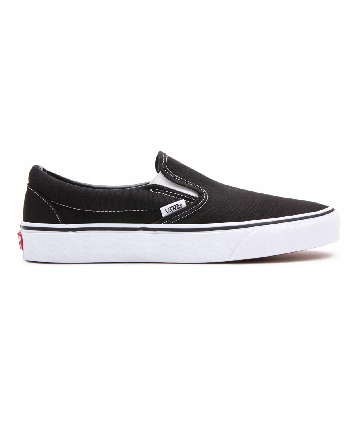 Vans Klasické Slip On Černé Sportovní Tenisky S Bílou Podrážkou 40,5 U_a