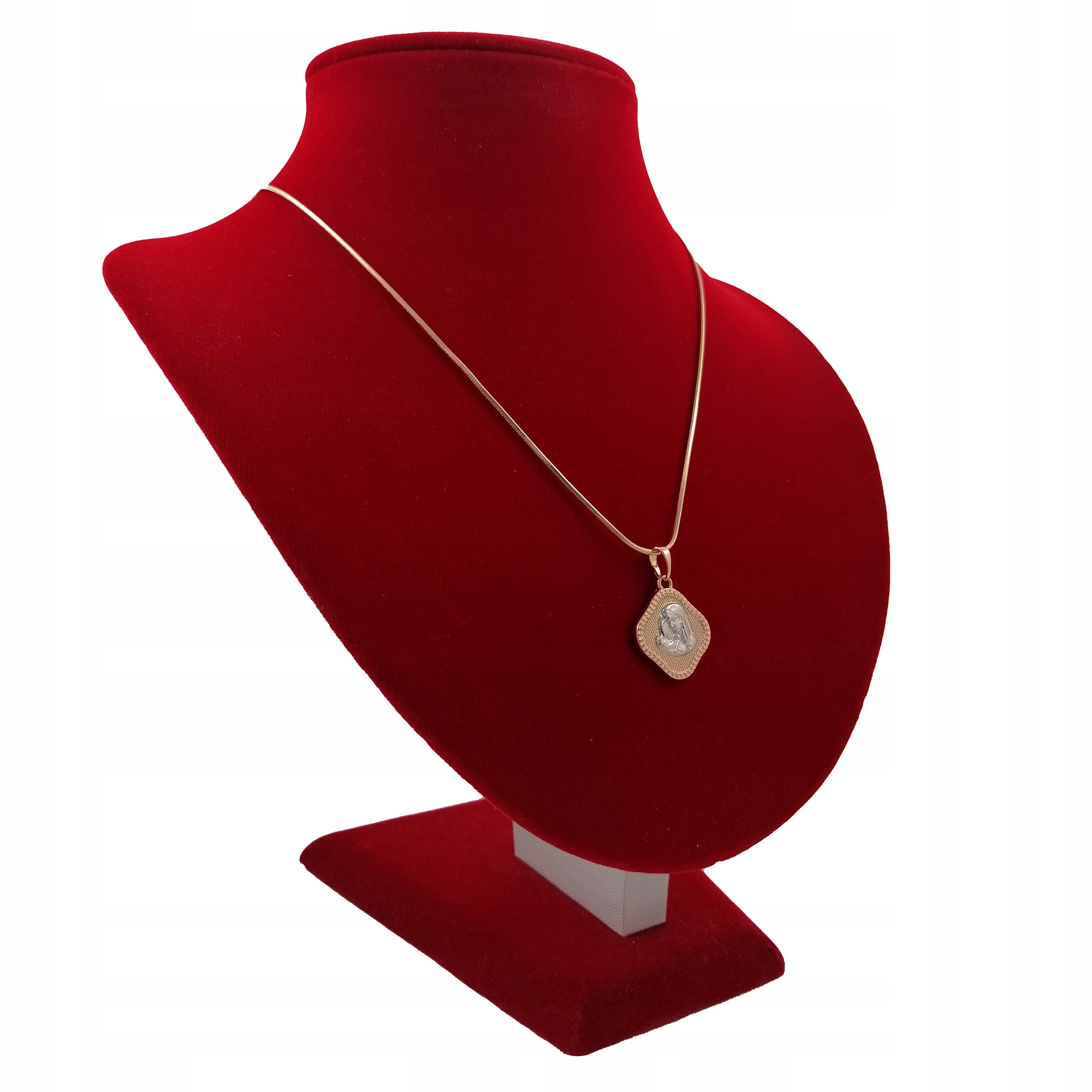 ZŁOTY ŁAŃCUSZEK + ZAWIESZKA MATKA BOSKA 60CM 18K Kod producenta łańcuszek chrzest komunia grawer prezent