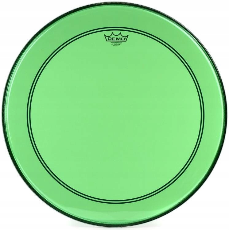 Remo Powerstroke 3 Bass Colortone Green 22"