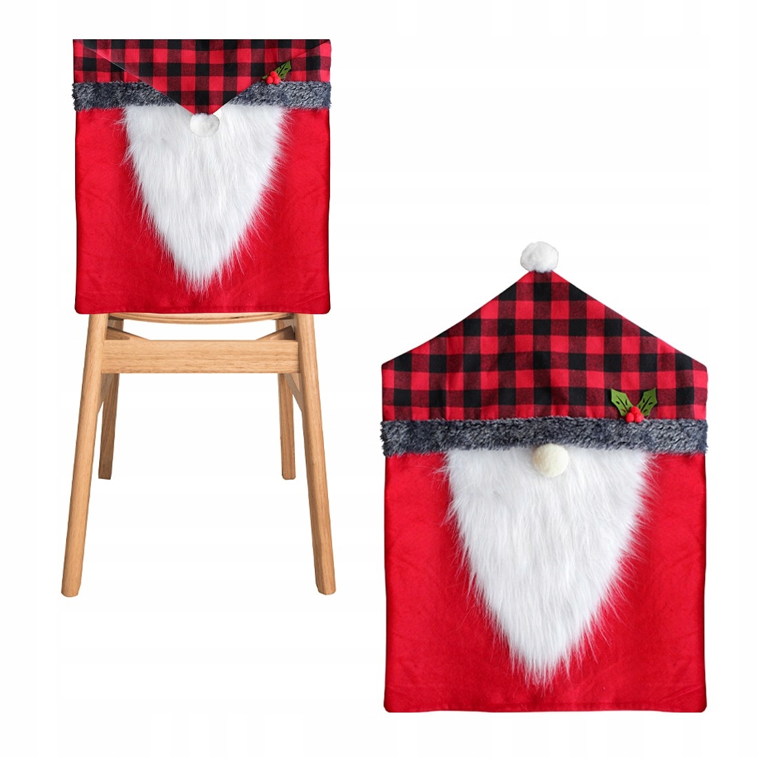 

Pokrowiec na Krzesło Świąteczny Skrzat 45x65 cm