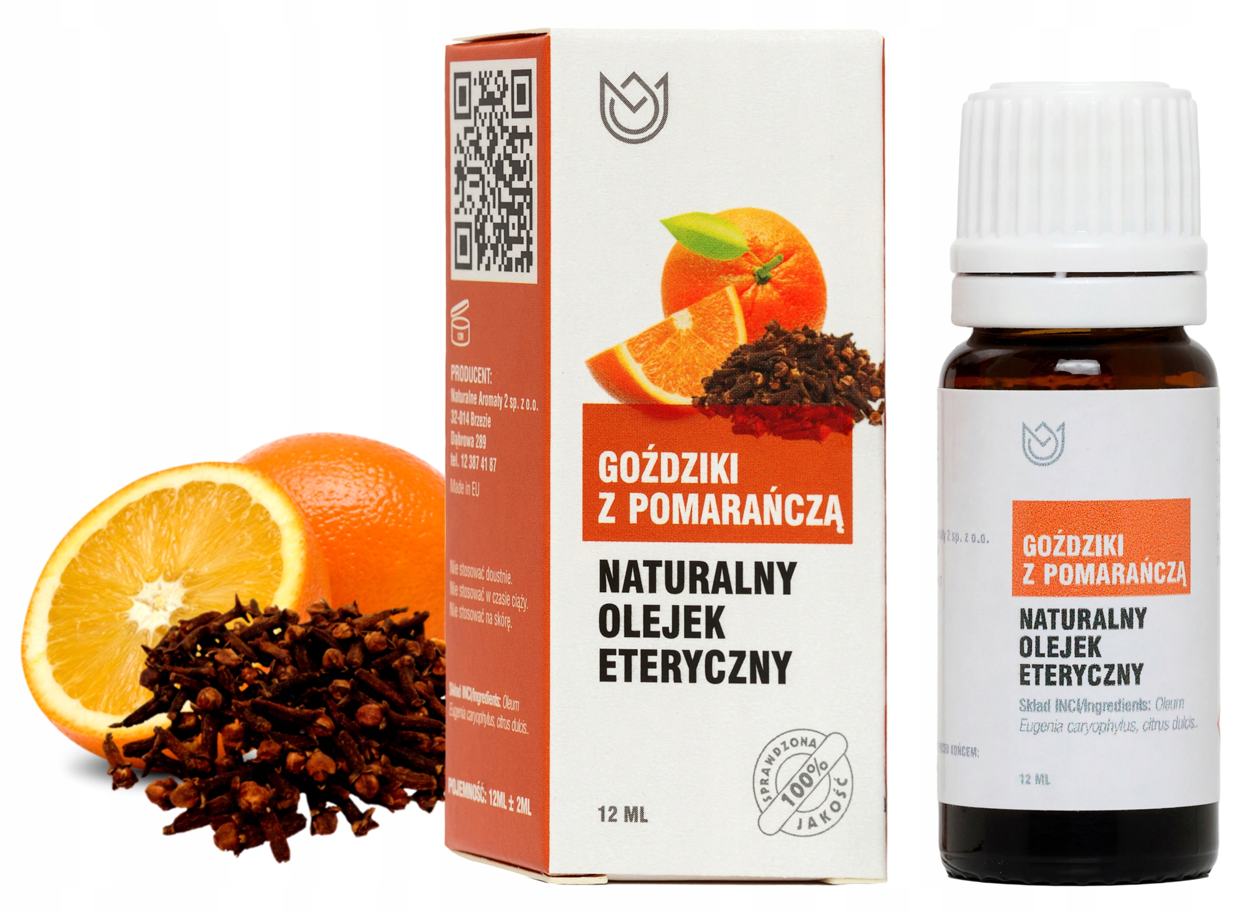 

Goździki Z Pomarańczą Olejek Eteryczny 12 ml
