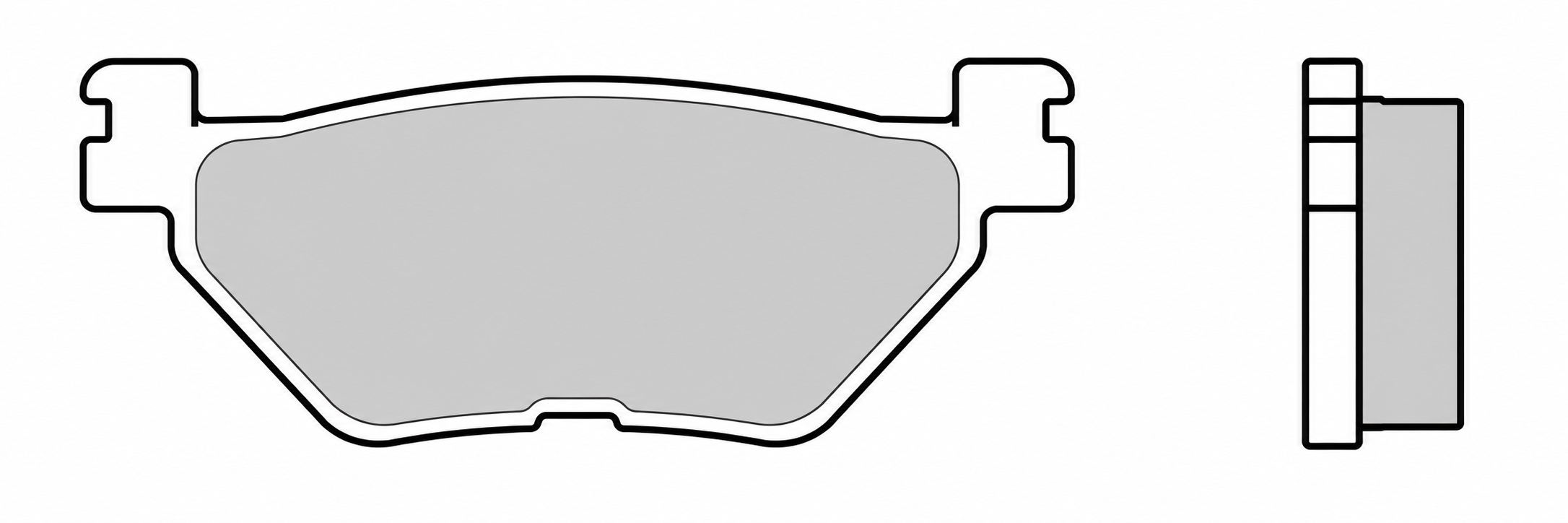 Brzdové Doštičky Sbs Dual Sintered Kawasaki Z1000 ZX-10R Suzuki DL 806DS-2