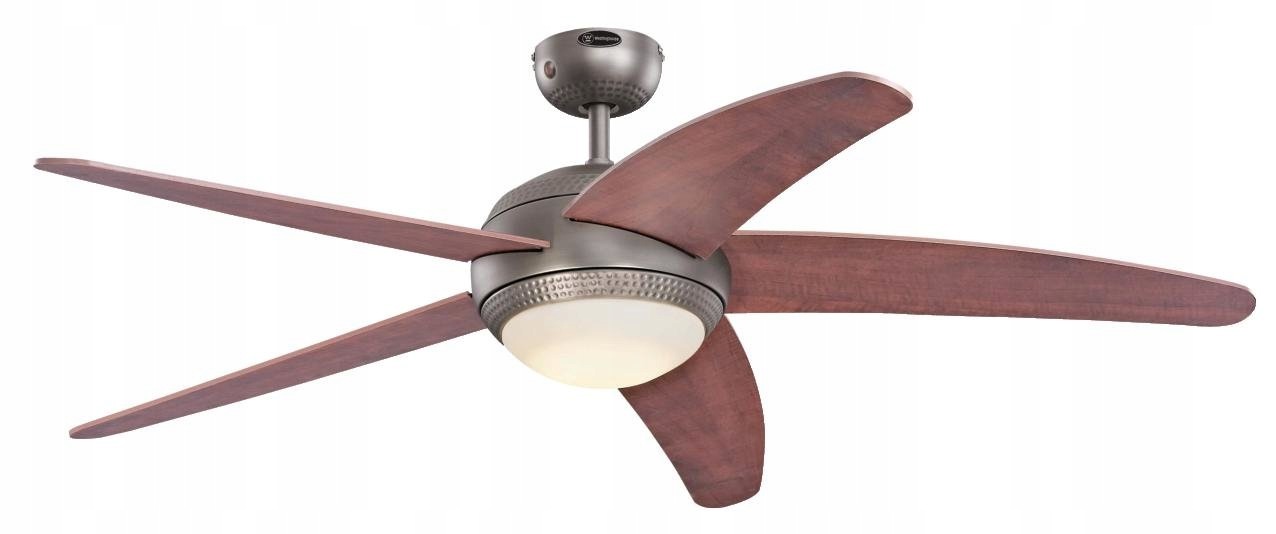 Westinghouse Lighting stropní ventilátor Bendan, tmavý cín, 132 cm