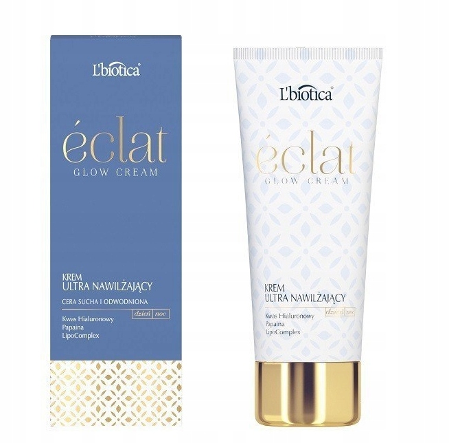KREM DO TWARZY UJĘDRNIAJĄCY Z KWASEM HIALURONOWYM L'BIOTICA