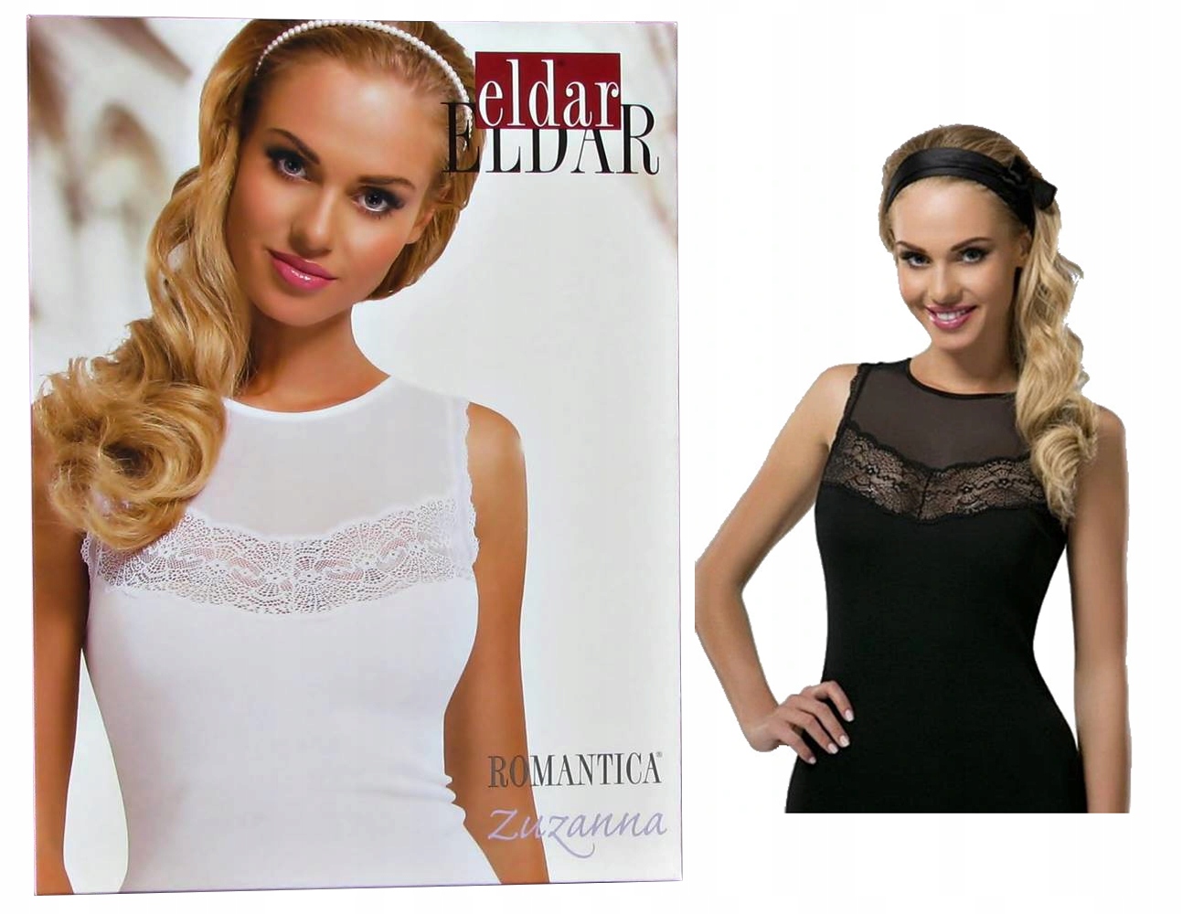 

Eldar Koszulka z koronką Zuzanna Czarna r.S