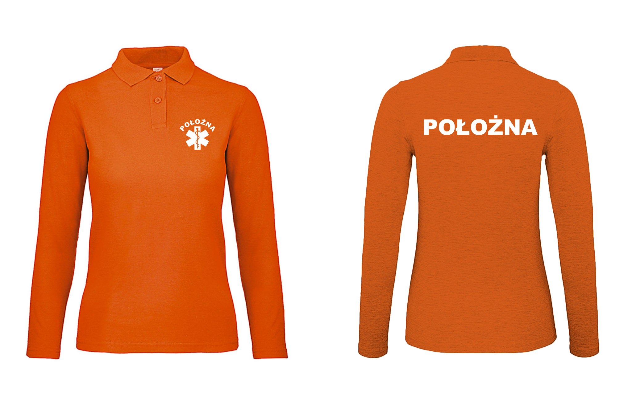 

Polo long Położna Haft Eskulap Orsdxl