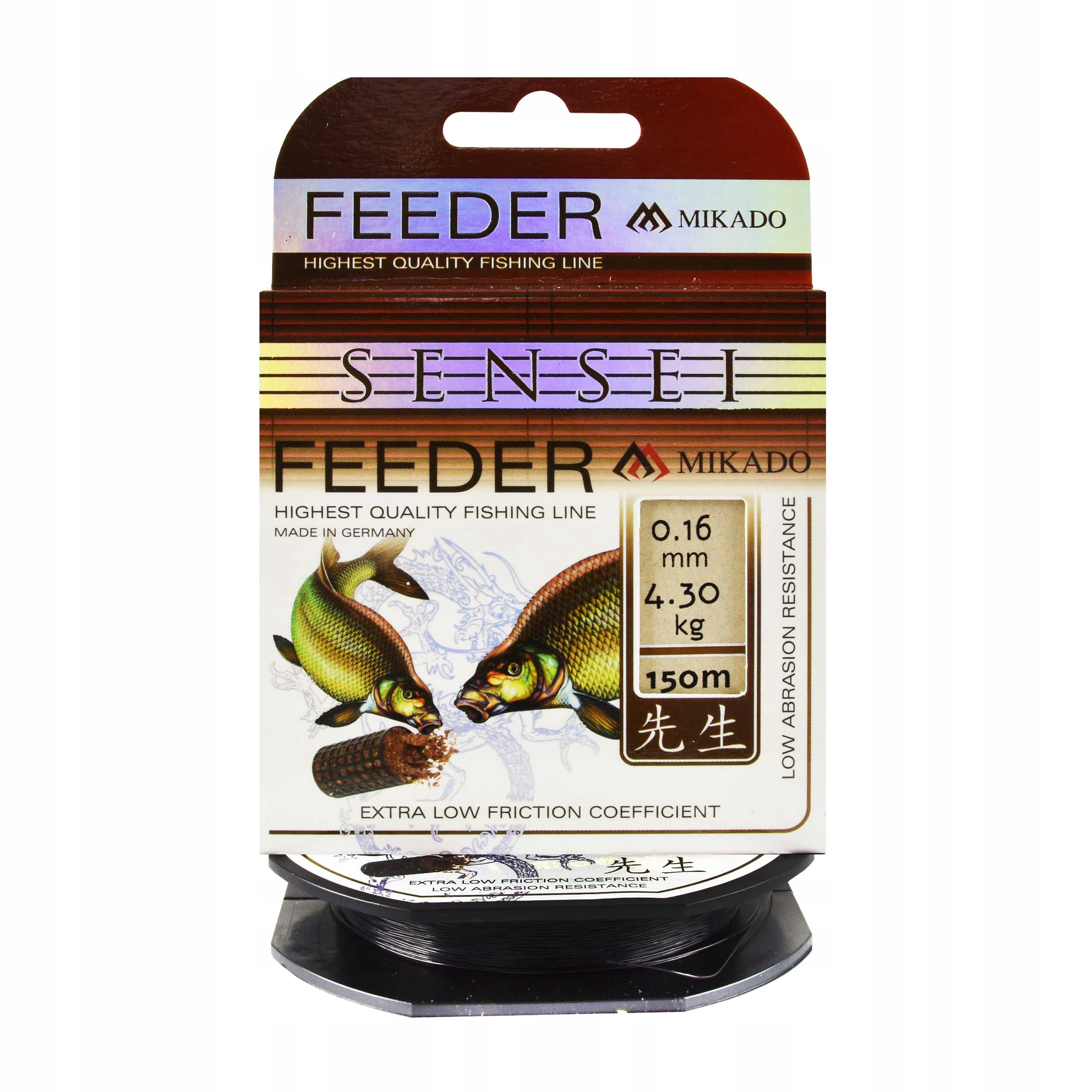 Żyłka feeder gruntowa tonąca Mikado Sensei Feeder 0.16mm 150m