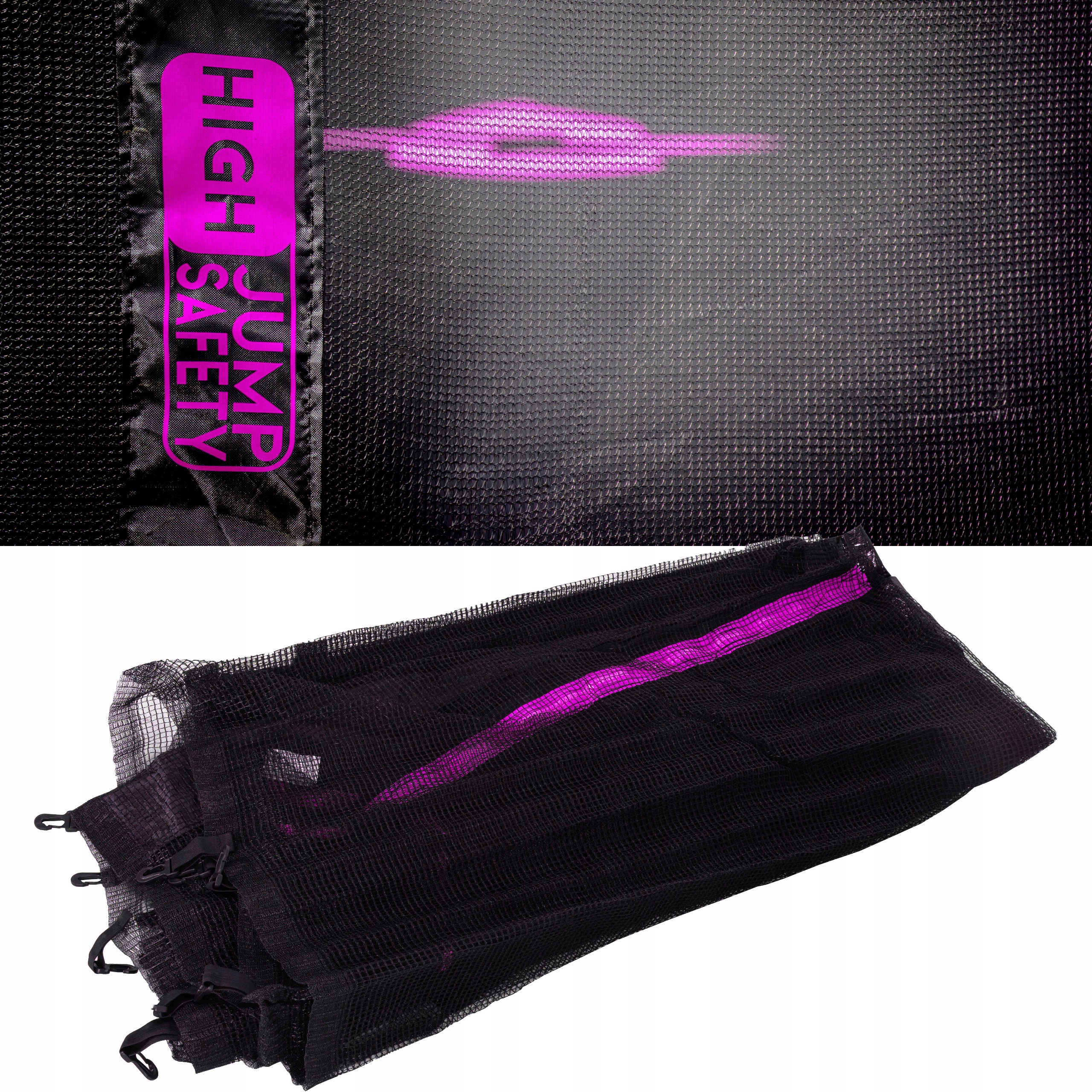 SIATKA TRAMPOLINY 12FT ZEWNĘTRZNA NA 8 SŁUPKÓW Kod producenta NET-OUTSIDEPRO-12FT-PINK