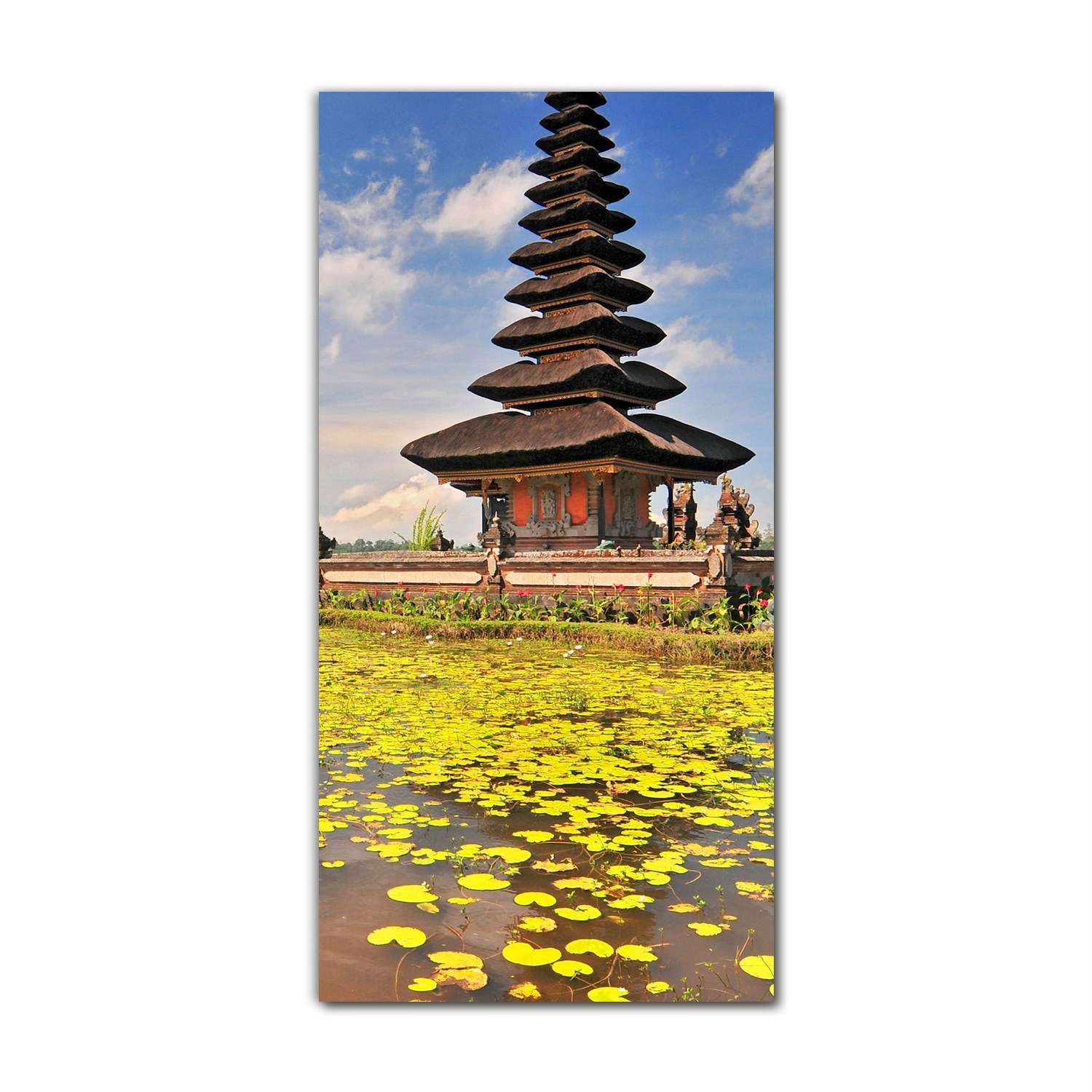 

Obraz szklany do sypialni 70x140 cm Jezioro Bali